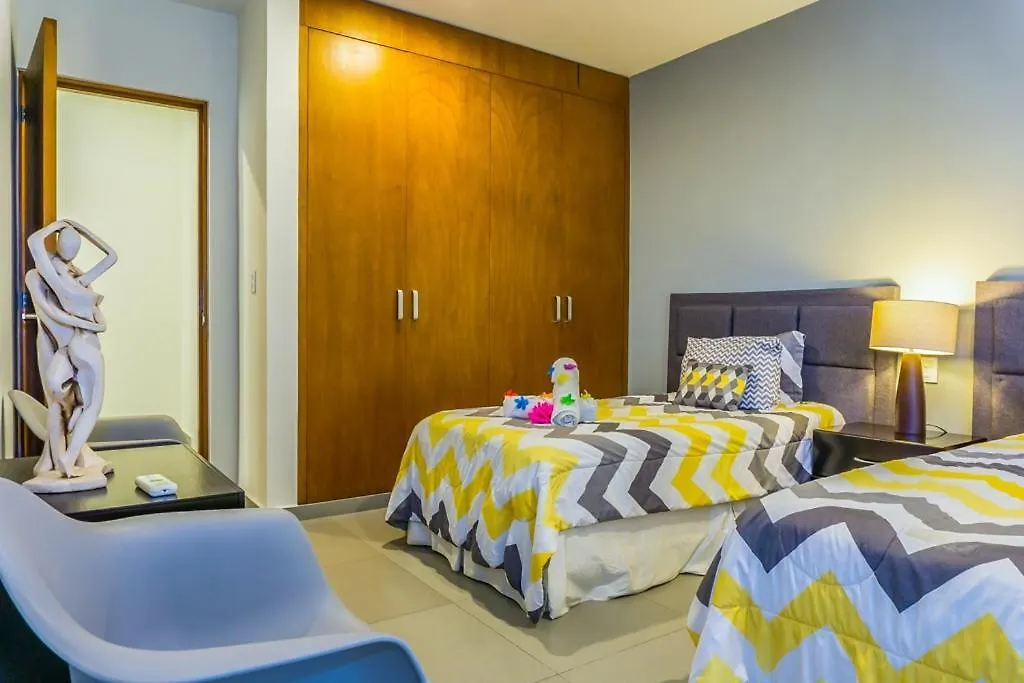 Апартаменты Lunada 314 Modern Playa Del Carmen Condo