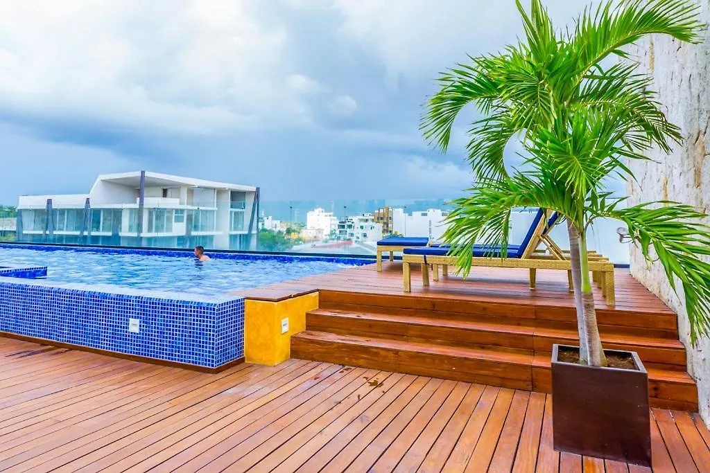 Апартаменты Lunada 314 Modern Playa Del Carmen Condo Мексика