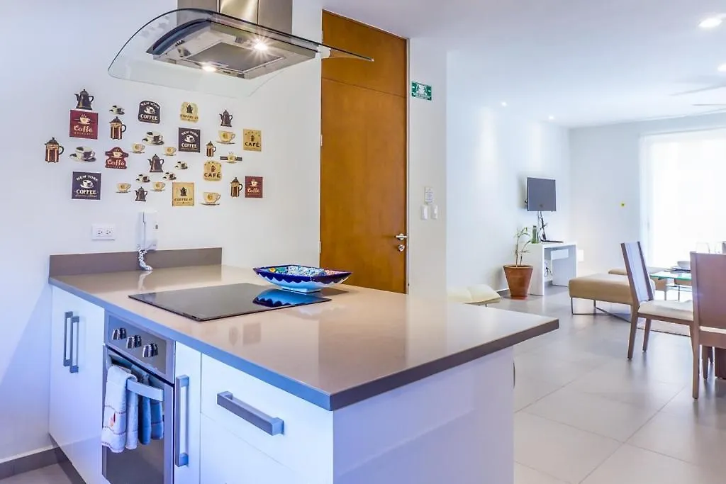Lunada 314 Modern Playa Del Carmen Condo 0*,  Мексика